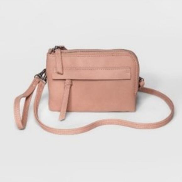 Universal Thread Small Crossbody or Wristlet Blush Bag - Picture 1 of 8